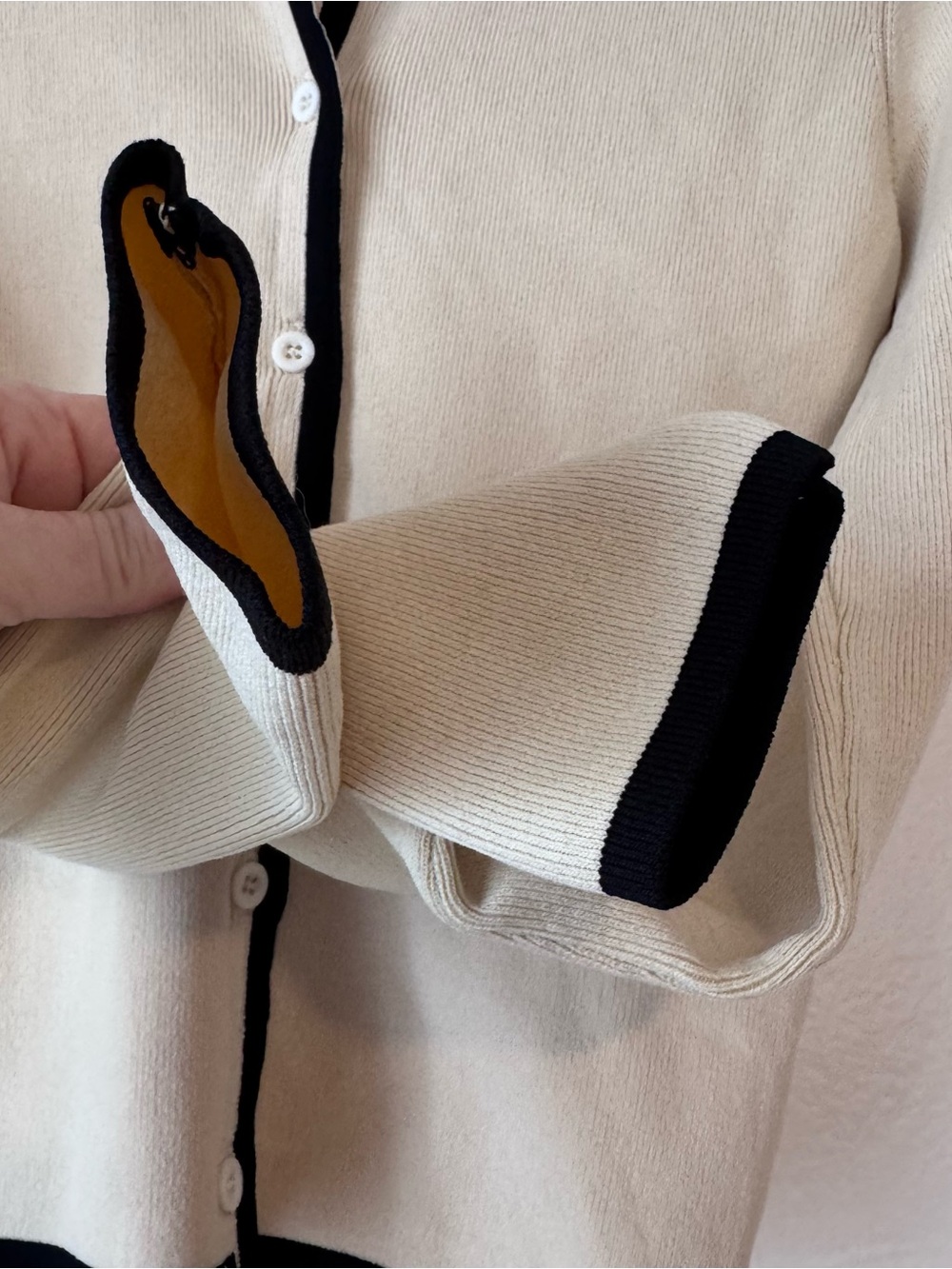 All the Ways Hollis Cardigan in Toast size S NWT - Picture 5 of 7